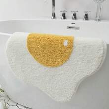 1 tấm thảm phòng tắm bằng vải Cashmere giả, vui nhộn, dễ thương, siêu mềm, sang trọng, mềm mại, thấm hút, chống trượt, giặt máy/sấy khô, thảm chùi chân, thảm phòng tắm hình quả trứng, bồn rửa, bồn cầu, vòi hoa sen, bồn tắm, phòng khách - Nhiều màu - Xem 6