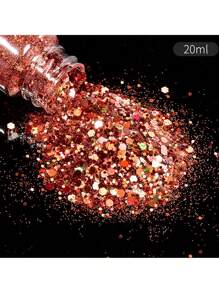 19 色 DIY 手工树脂水晶环氧闪光粉混合物，包括激光全息六角形闪光薄片，20 毫升，用于树脂模具颜色调整、美甲、圣诞节和万圣节闪光装饰、艺术和工艺品 - 環氧樹脂珠光粉 - 查看 8