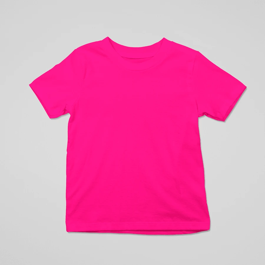 Plain Colorful Children's T-Shirt 100% Cotton Ready For Delivery Without Print Various Colors - Xem 1