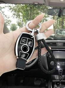 时尚水晶钥匙扣 + 防震钥匙扣支架 适用于梅赛德斯-奔驰 C/GLA200/G300/G350/GLE320/GL/ML/V/Viano/Vito - 均碼 - 查看 15