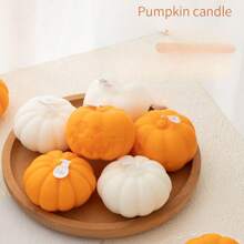 1 cái Nến thơm thủ công tự làm bằng bí ngô với quà tặng thủ công Nến mô phỏng hương thơm trang trí Nến mô hình đậu nành, Trang trí phòng, Quà tặng - Nhiều màu - Xem 4