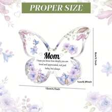 Gifts For Mom, Happy Birthday Gifts From Daughter Son, Cute Mother's Day Gifts, Sign Table Decor For Home, Present For Mom, Thank You' Thanksgiving Gift For Mom Birthday Graduation - 1pc - View 3