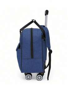 (Bánh xe có thể tháo rời) Balo có bánh xe, Vali xách tay dung tích lớn có thể gấp lại, Túi du lịch có bánh xe có thể tháo rời dành cho học sinh - Nhiều màu - Xem 5