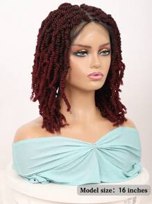 Tóc giả bện ren đôi toàn bộ, tóc giả bện xoắn lò xo không thắt nút, tóc giả Passion Twist dành cho phụ nữ, tóc giả bện ren tổng hợp dài 16 inch, tóc giả bob dùng hàng ngày - Nhiều màu - Xem 10