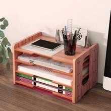 4TIER/7 TIER OFFICE FILING ORGANISER  TRAYS HOLDER A4 DOCUMENT PAPER STORAGE RACK - Multicolor - View 6