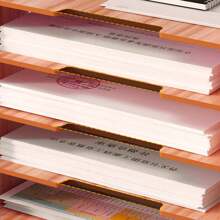 4TIER/7 TIER OFFICE FILING ORGANISER  TRAYS HOLDER A4 DOCUMENT PAPER STORAGE RACK - Multicolor - View 9