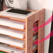 4TIER/7 TIER OFFICE FILING ORGANISER  TRAYS HOLDER A4 DOCUMENT PAPER STORAGE RACK - Multicolor - View 7