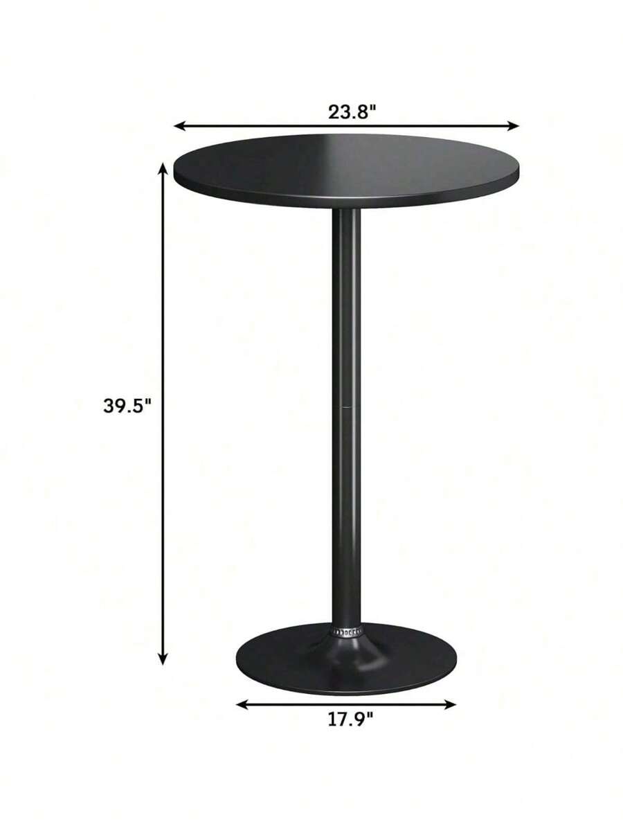 Table 2 Pack Modern Style Metal Base MDF Top Cocktail Bar Table Counter