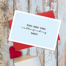 给朋友的感谢卡 - “你真是一个了不起的家伙”感谢卡，适合生日场合 - 有趣的感谢信，适合所有人，5*7 英寸 - 带信封 - 紅色 - 查看 5