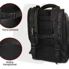 Men's Large Waterproof Leather Backpacks Entry Xl-L-06 - màu đen - Xem 5