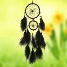 1 Peça Decoração de Casa Ornamento Pendente Filtro de Sonhos, Decoração de Quarto de Menina, Filtro de Sonhos Tecido à Mão com Penas, Sino Eólico, Lindo Presente de Aniversário, Decoração de Casa, Decoração de Quarto, Decoração de Parede