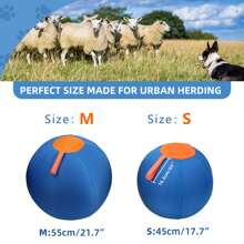 Pet Inflatable Big Ball Toys, A Full Set Of Dog Balls, Golden Hair, Bite Resistant Balls, Boredom Relieving Balls, Corgi Self Hi Pet Training Balls, Dog Toys For Dogs, Cattle Dog Horse Balls, Australian Shepherd Dog Horse Balls (S -17.7 Inches)