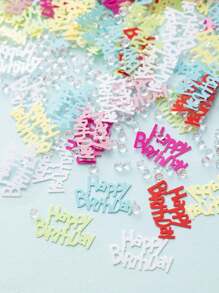 15g/30g/50g 亚克力钻石生日派对装饰纸屑，派对桌上撒纸屑，生日派对装饰，生日礼物装饰，生日派对纸屑 - 彩色 - 查看 12