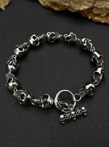 Vòng tay đầu lâu cổ điển mới, trang sức thời trang sáng tạo theo phong cách Punk châu Âu và Mỹ độc đáo dành cho nam giới - Nhiều màu - Xem 14