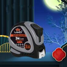 1 件 5M/3M/7.5M 双刻度伸缩尺，带软垫手柄，适用于切割、设计、测量和各种场合。黄色卷尺清晰耐磨，不会伤手。卷尺