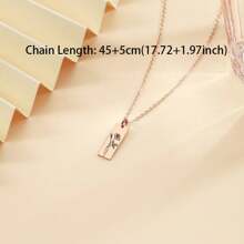 Birth Flower Necklace, Engraved Floral Necklace, Personalized Birth Month Jewelry, Necklace For Mom, Christmas Gift For Her, Bridesmaid Gift - Multicolor - View 8