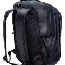Men's Large Waterproof Leather Backpacks Entry Xl-L-06 - màu đen - Xem 8