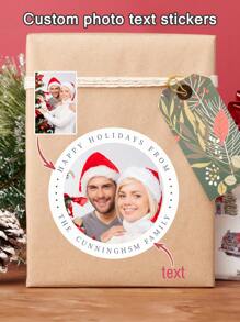 圣诞人物印花贴纸、礼品贴纸 - 彩色 - 查看 4