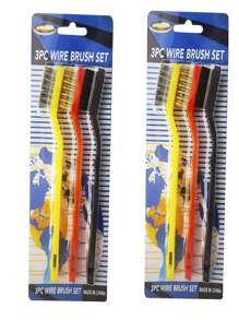 3入組,不銹鋼黃銅尼龍刷,家居清洗鍋子刷,洗碗刷,爐灶刷,廚房配件,廚房電器,廚房小工具,廚房用品,廚房器具