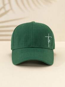1 Piece Men Blessing Baseball Cap, Outdoor Casual Style All-Season Curved Brim Golf Hat, Hard-Top Fashionable Golf Hat, Adjustable Size, Suitable For Daily Matching, Holiday Gift