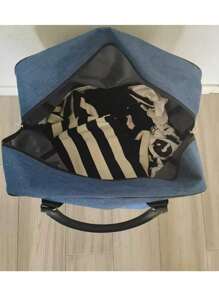 (Bánh xe có thể tháo rời) Balo có bánh xe, Vali xách tay dung tích lớn có thể gấp lại, Túi du lịch có bánh xe có thể tháo rời dành cho học sinh - Nhiều màu - Xem 7