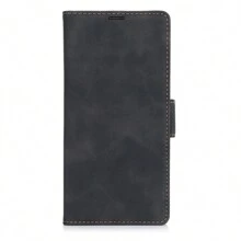 翻盖 PU 皮革钱包保护壳适用于 16 15 14 13 12 Mini 11 Pro X XS Max XR 8 7 Plus SE 5G 2022 2020，卡槽手机包保护壳适用于 Galaxy S24 S23 S22 S21 S20 FE S10 S9 S8 Note 20 Ultra 10 Plus A55 A35 A25 A15 A05 A54 A34 A24 A14 A04 A04E A73 A53 A33 A13 A72 A52 A42 A12 A71 A51 A21S A70 A50 A30 S A40 A20 A20E A10 4G 5G 支架手机壳 - 黑色 - 查看 21