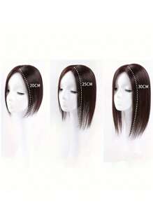 7*9 假发片发垫发根贴隐形无缝一体式增厚发量蓬松头顶假发替换女真人发片夹式假发直发无缝假发替换件适合女性脱发 - SNatural - 查看 8