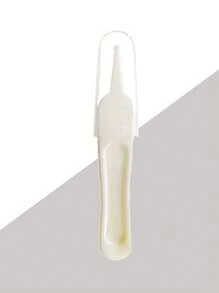 2件套耳夹套装，婴儿吸鼻器，用于清除粘液，新生儿鼻腔清洁镊子，婴儿鼻腔清洁器和耳垢清除工具。婴儿护理小工具。新生儿、婴幼儿鼻屎夹 - 白色+橙色 - 查看 12