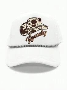 1 件西部绿松石牛仔女孩帽链，Howdy Giddy Up 牛仔女孩风格卡车帽链