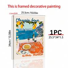 1 件复古意大利美食爱好者名言卷式海报印刷品、意大利面食和葡萄酒厨房墙壁艺术绘画、意大利阿马尔菲时尚家居装饰礼物、帆布墙壁海报、卧室客厅走廊装饰、墙壁海报墙壁艺术装饰壁画、家居装饰、海报艺术