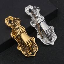 1 件复古风格女士手形金属剪贴板，多色镀金手链，适合拍照 - 彩色 - 查看 8