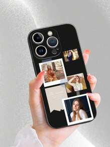 Ốp lưng điện thoại tùy chỉnh tương thích với ảnh cá nhân - Tạo ốp lưng điện thoại độc đáo và thời trang - Bảo vệ chống sốc, thời trang và bền bỉ - Món quà tuyệt vời - màu đen - Xem 3