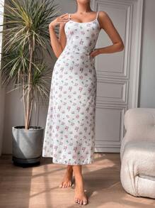 1 bộ đồ lót dài in hoa màu trắng cho nữ - Nhiều màu - Xem 1