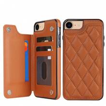 AWQUER 钱包手机壳适用于 16 15 14 Plus 13 12 11 Pro Max 8 7 Plus SE 5G 2020 2022 带信用卡插槽支架，PU 皮革手机壳适用于 Galaxy S24 S23 S22 S21 S20 FE Note 20 Ultra 10 Plus A55 A35 A25 A15 A54 A14 A73 A53 A13 A72 A52 A22 A12 A71 A51 A70 A50 S 4G 5G 支架防震带 RFID 屏蔽手机袋保护套 - 棕色 - 查看 26