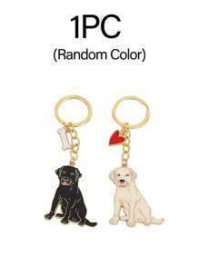 Cute And Charming Labrador Pendant, Puppy, Bone And Heart Pendant, Bag Pendant For Couples And Pet Enthusiasts, Keychain Accessories, Valentine's Day Gift, New Year's Gift, Graduation Gift, Best Friend Gift, Friend Anniversary Gift - Multicolor - View 9