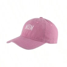 Mom Dad Printed Adjustable Baseball Cap For Women Men Fashion Vintage Washed Snapback Hat Outdoor Sport Breathable Visor Sun Hats - Multicolor - View 6
