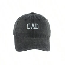 Mom Dad Printed Adjustable Baseball Cap For Women Men Fashion Vintage Washed Snapback Hat Outdoor Sport Breathable Visor Sun Hats - Multicolor - View 8