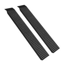 Froadp 2x Access Ramp Steel Loading Ramp Loading Ramps | Max 400 Kg | Loading Dock | Loading Rail | Galvanized Steel | Non-Slip For Car, Motorcycle, Quad, Black - Black - View 1