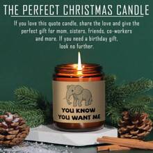 1 Nến thơm hương hoa oải hương Quà tặng Giáng sinh vui vẻ cho phụ nữ Đàn ông Đồng nghiệp của cô ấy Ảnh ghép Đồng nghiệp Công ty văn phòng Trò chơi trao đổi voi trắng hài hước Trò đùa chơi chữ Cây thiết yếu ngày lễ Bí mật Trang phục ông già Noel Tất làm đầy Quà tặng - Nhiều màu - Xem 8