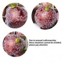 9 món/bộ đồ trang trí bóng Giáng sinh sáng tạo thời trang, đồ trang trí treo bóng xốp Giáng sinh, đồ trang trí cây thông Noel, đồ trang trí ngày lễ - Nhiều màu - Xem 8