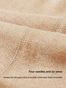 1 件秋冬天鹅绒保暖内衬紧身裤，高腰瘦身健身裤，户外运动保暖服 - 彩色 - 查看 6