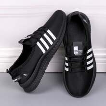 Tenis de hombre,Zapatos Para Hombres En Malla Atlética De Tenis De Gimnasio, Zapatillas Deportivas Ligeras Para Entrenamiento De Carrera Y Deportes, Calzado Casual Y Cómodo En , Entrenadores