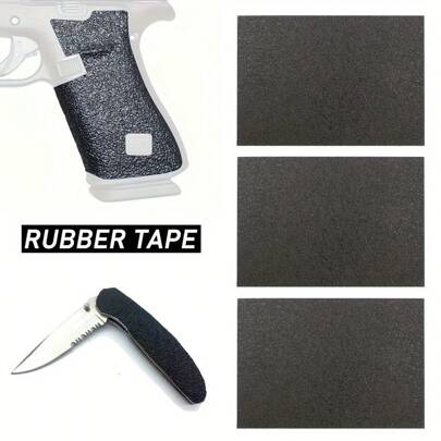 5"X7" Rubber Matte Non-Slip Grip Tape, Gun Grip Anti-Slip Tape, DIY Grip Anti-Slip Tape