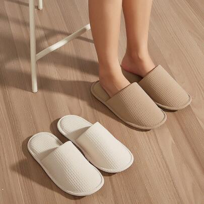 1pair Anti-Slip Indoor Home Slippers, Suitable For Women,Christmas Gift