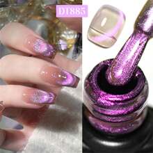 MEET ACROSS Bộ sơn móng tay dạng gel Aurora Cat Eye 1/7/9 chiếc, Sơn móng tay dạng gel Aurora Cateye màu xanh lam, Hiệu ứng Holographic Cateye sáng bóng, Keo dán móng dạng gel từ tính bán vĩnh viễn 7ML, Gel UV LED ngâm lâu trôi, Đồ dùng làm móng, Làm móng nghệ thuật, Làm móng tại nhà, Quà tặng cho phụ nữ - Nhiều màu - Xem 13