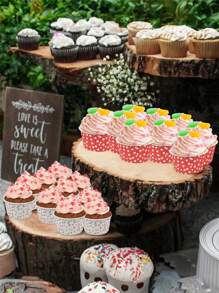 36 chiếc, Cốc giấy nướng chấm bi, ba loại hộp đựng thực phẩm, bánh, bánh mì, món tráng miệng, kem, hộp đựng thực phẩm, cốc giấy đóng gói, tiệc ngày lễ, cốc giấy đóng gói bánh ngày lễ, hộp đựng thực phẩm - Nhiều màu - Xem 8