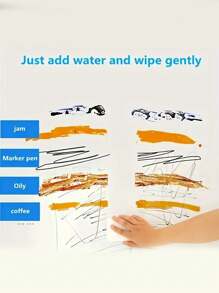 15 件装多功能家用清洁海绵，用于洗碗、清洁鞋子和汽车的魔术海绵垫，纳米海绵块，10 件 - 白色 - 查看 8