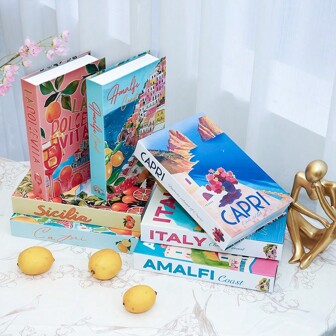 1 件 3 件 4 件 26.7 厘米 X 17 厘米 X 4.2 厘米 纸张、装饰书籍、仿书、阿马尔菲海岸和卡普里岛之旅、房间装饰书籍、家庭餐桌装饰、摄影道具、家居装饰品、书籍、现代仿书、咖啡桌道具、书籍礼物、情人节、生日、毕业