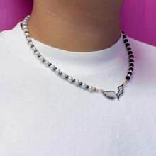 Collar Alas De Ángel Con Diablo Duki - Beis - Ver 2