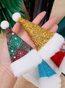 Bộ 6 món dao nĩa lấp lánh Giáng sinh sáng tạo, mũ Giáng sinh mini, dao nĩa trang trí để bàn, đạo cụ trang trí Giáng sinh, quà tặng tốt nhất, trang trí sinh nhật, trang trí nhà, trang trí Giáng sinh, trang trí phòng, mùa đông - Nhiều màu - Xem 4